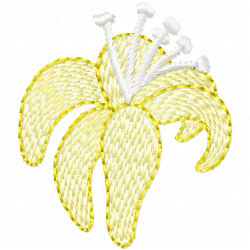 Flowers And Tree Embroidery Design 7